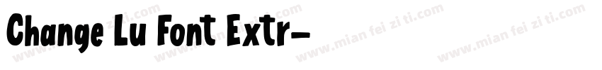 Change Lu Font Extr字体转换